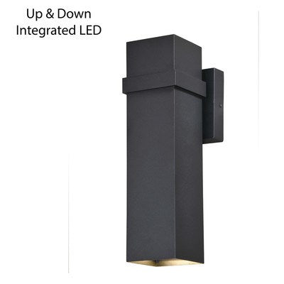 Lavage 4-in LED Outdoor Wall Light Textured Black