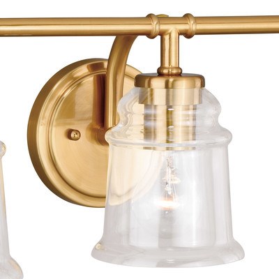 3L Vanity Natural Brass