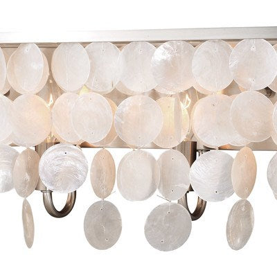 Capiz Shell 4L Vanity Satin Nickel
