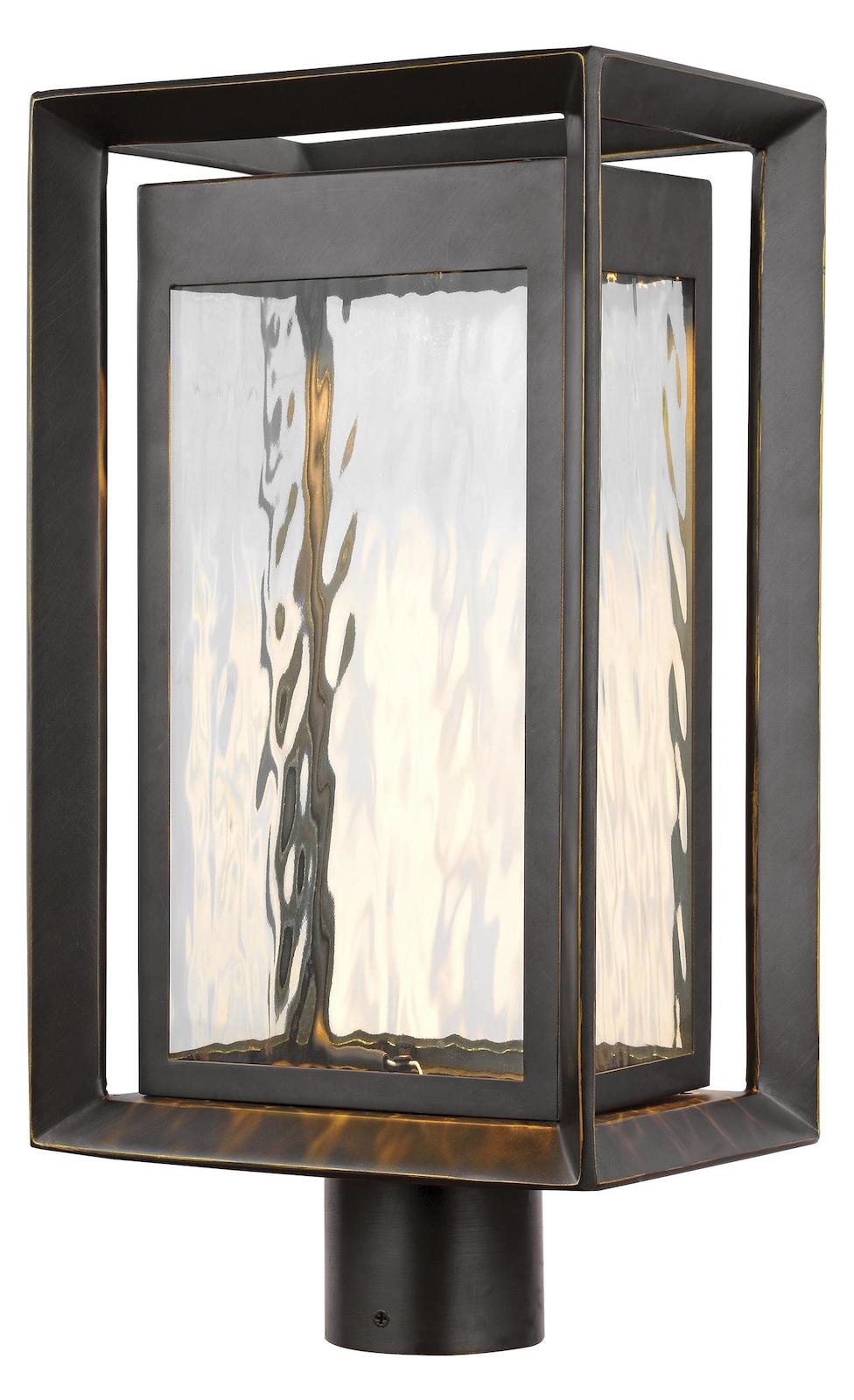 1 - Light Outdoor Led Post Lantern by VC Studio Collection