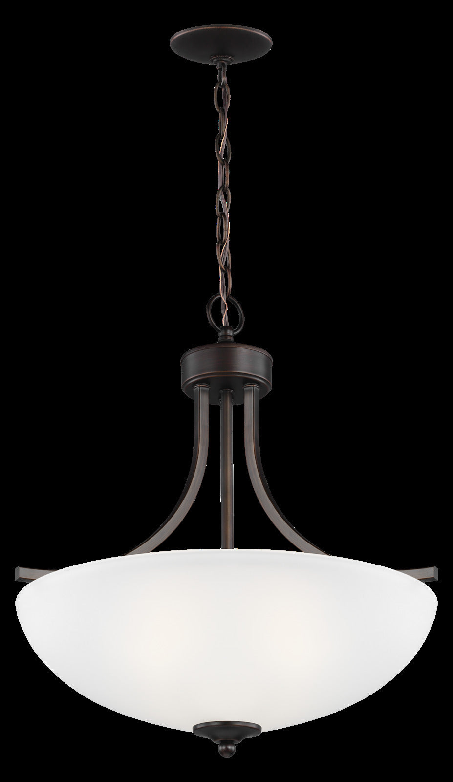 Medium Three Light Pendant by Generation Lighting