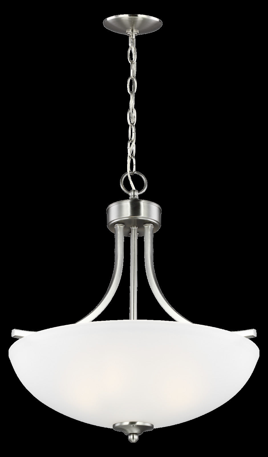 Medium Three Light Pendant by Generation Lighting