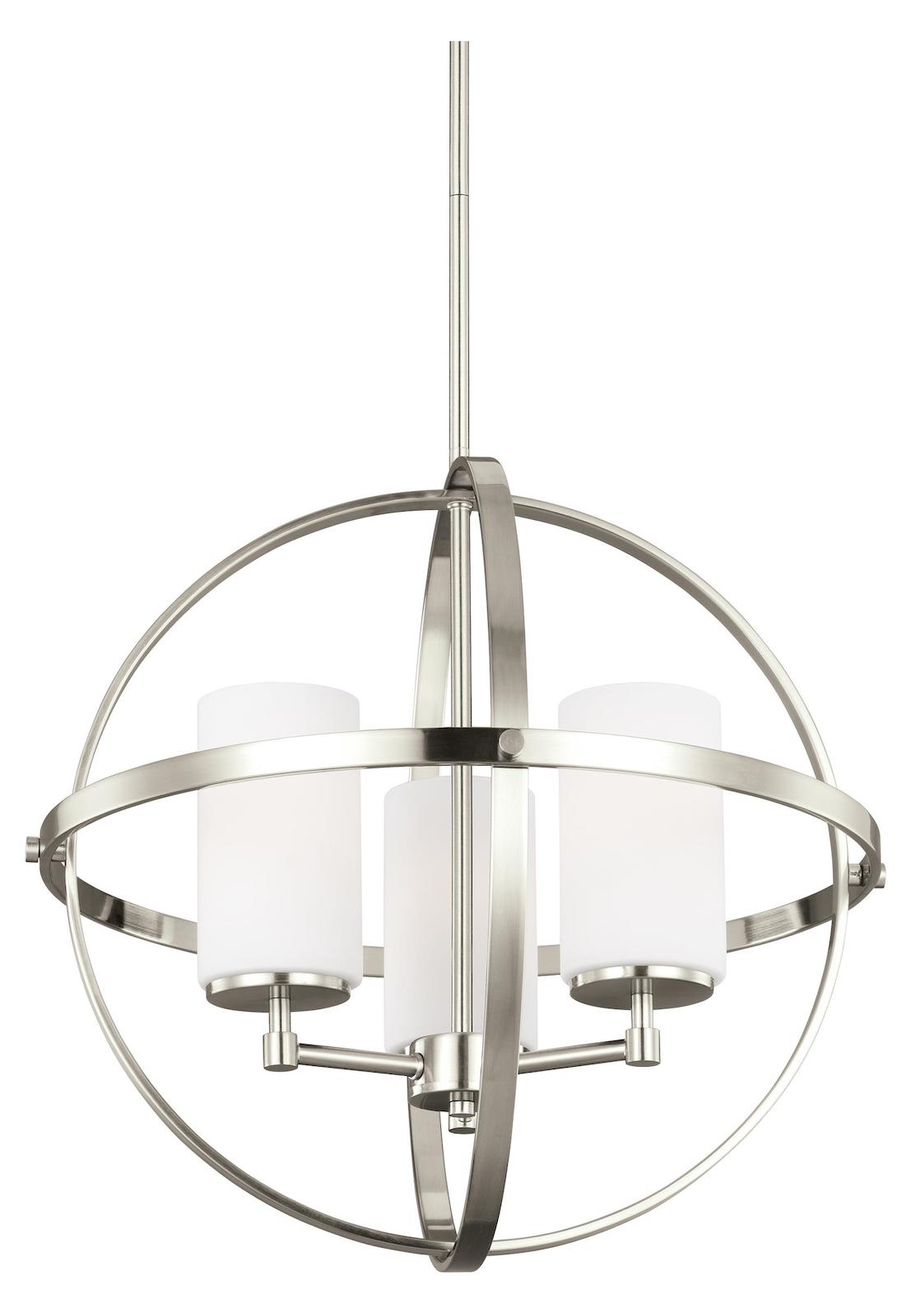 Three Light Chandelier by Generation Lighting