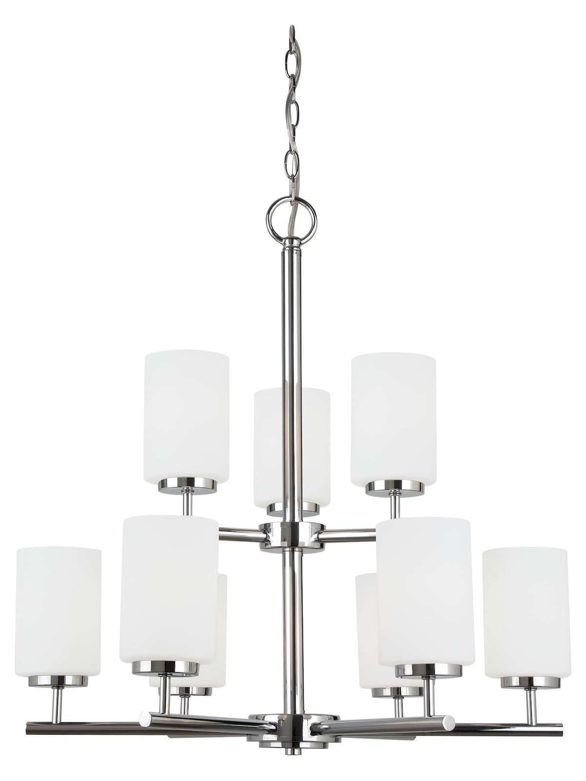 Nine Light Chandelier by Generation Lighting