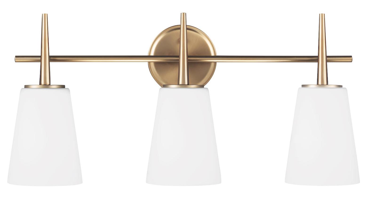 Three Light Wall / Bath by Generation Lighting