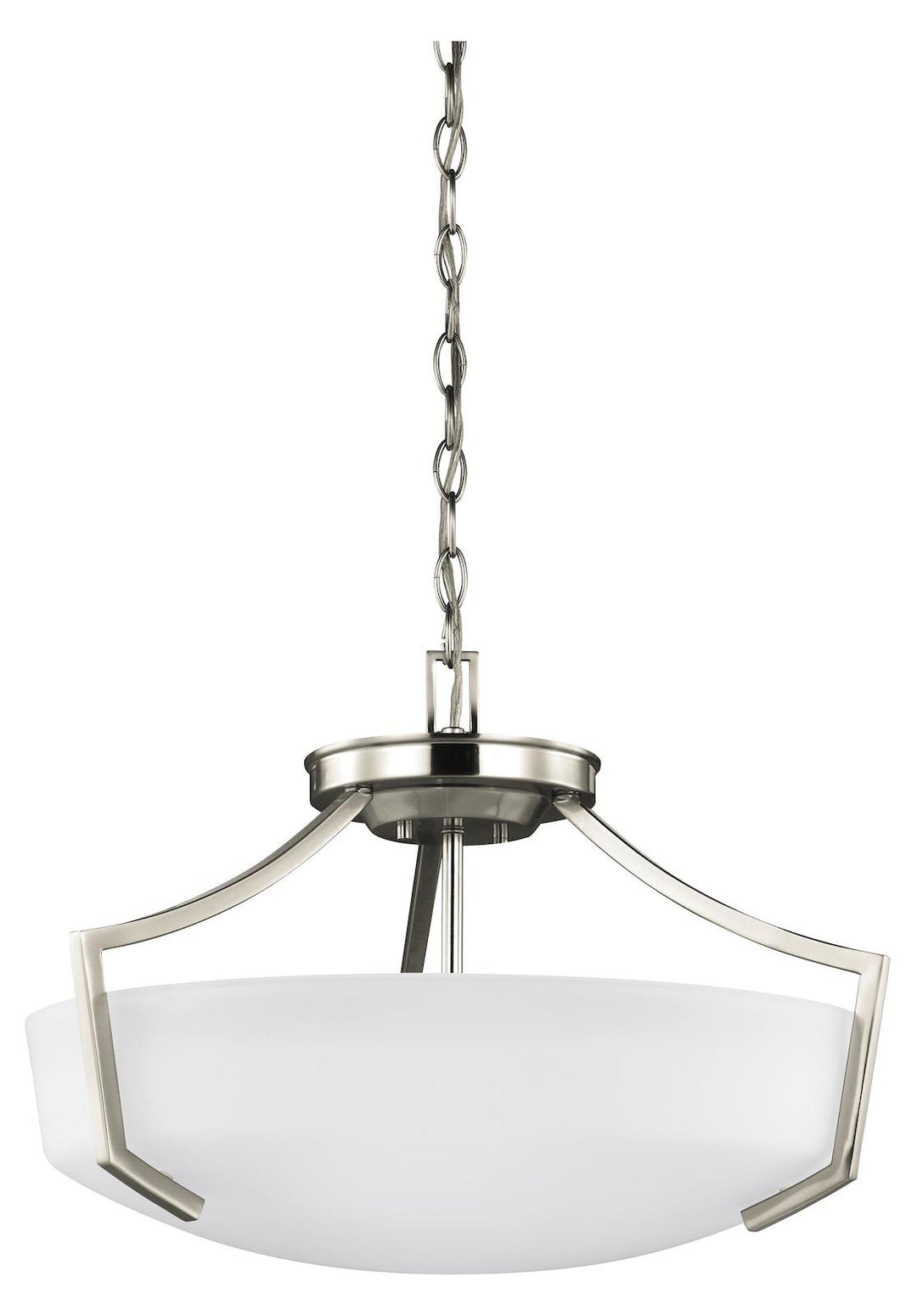 Three Light Ceiling Convertible Pendant by Generation Lighting