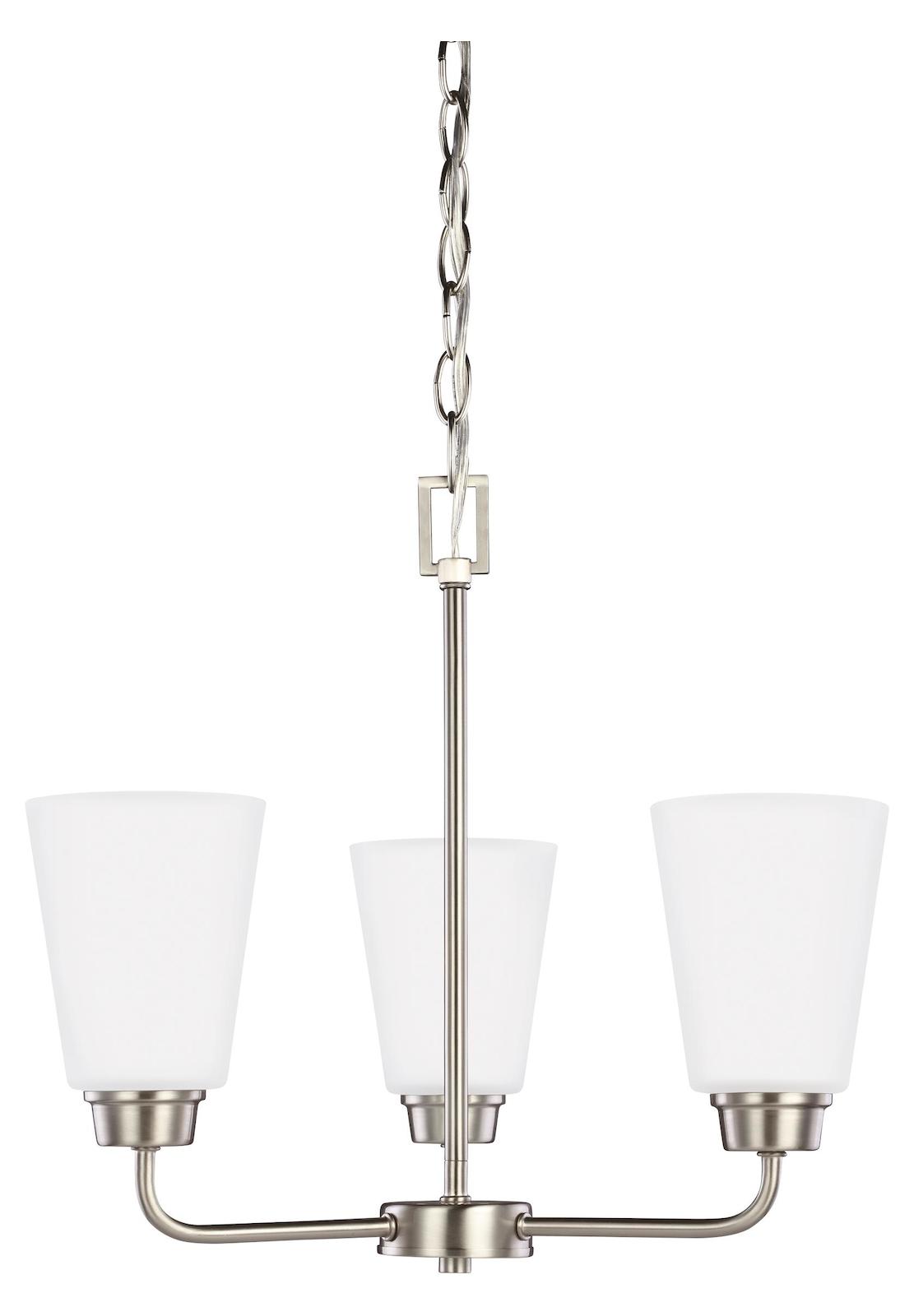 Three Light Chandelier by Generation Lighting