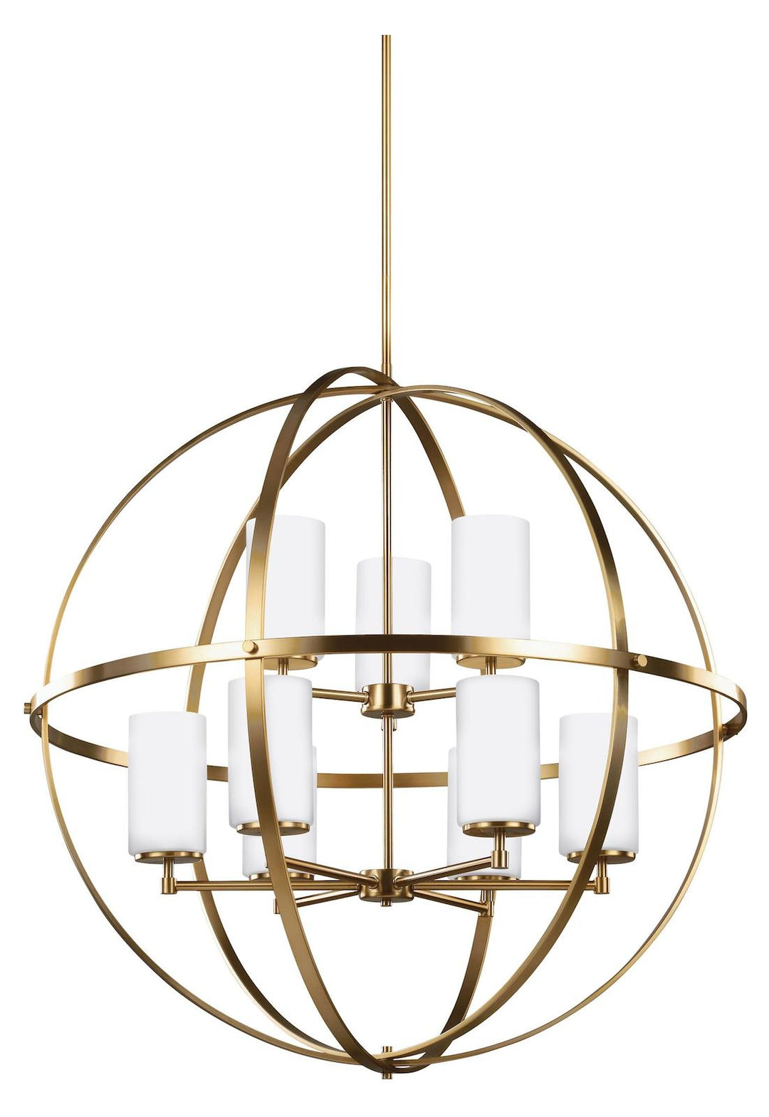 Nine Light Chandelier by Generation Lighting