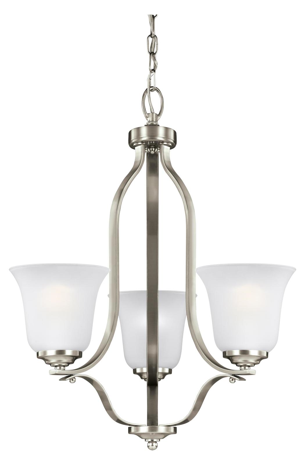 Three Light Chandelier by Generation Lighting