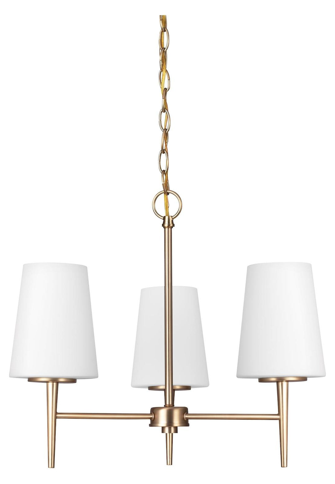 Three Light Chandelier by Generation Lighting
