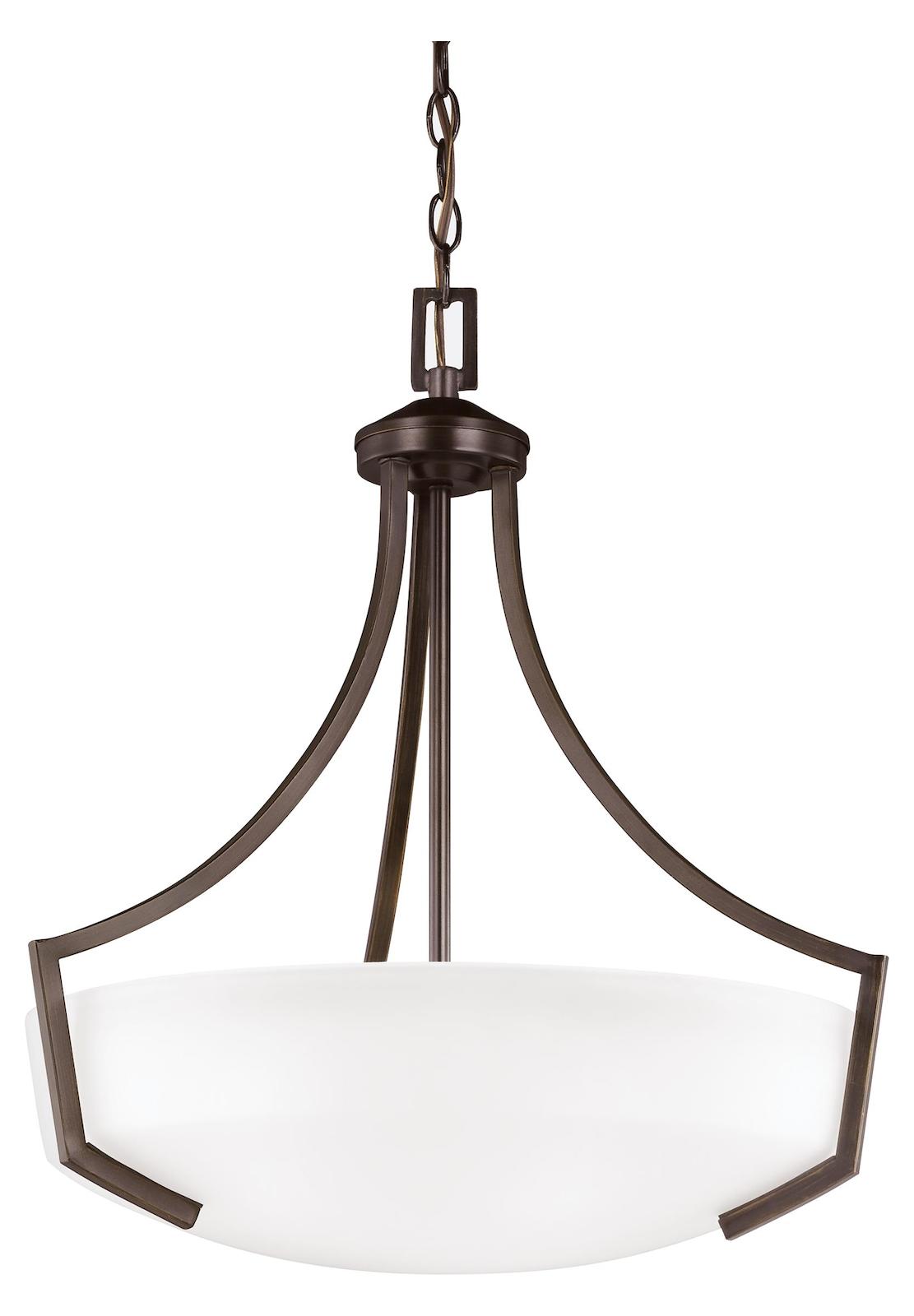 Three Light Pendant by Generation Lighting