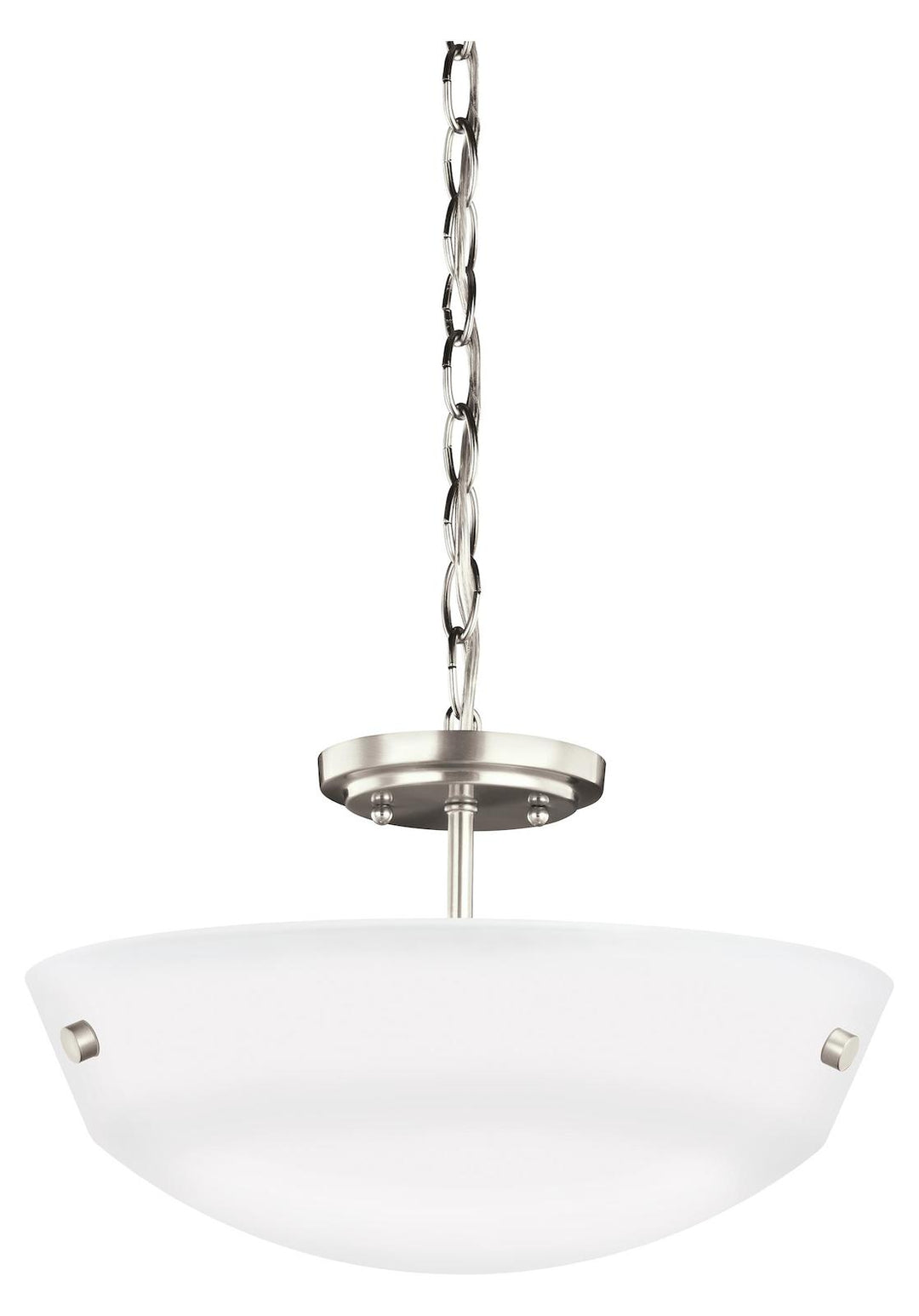 Two Light Semi-Flush Convertible Pendant by Generation Lighting