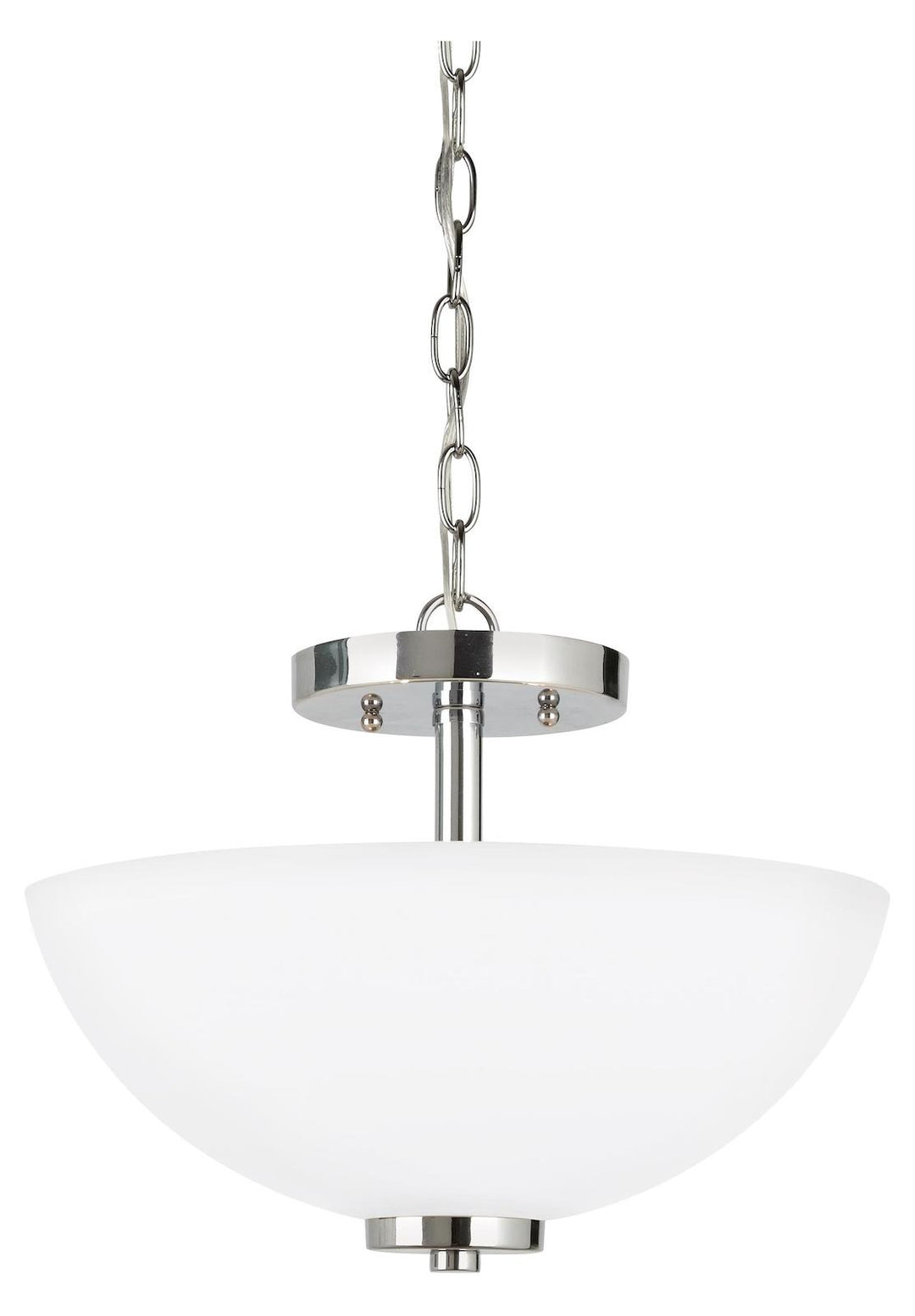 Two Light Semi-Flush Convertible Pendant by Generation Lighting