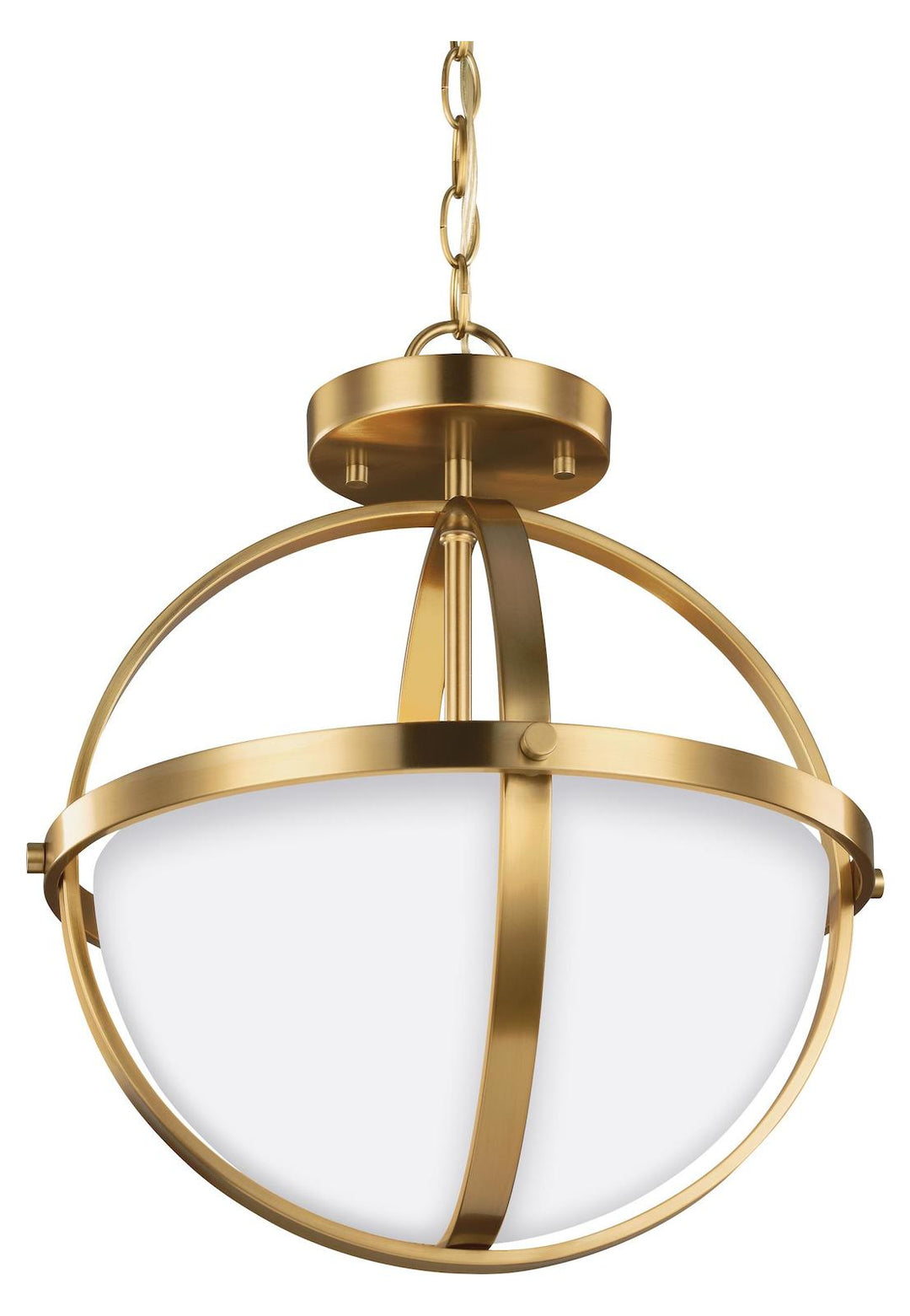 Two Light Semi-Flush Convertible Pendant by Generation Lighting