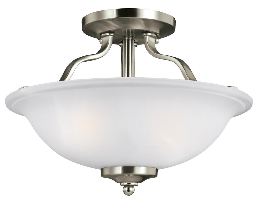 Two Light Semi-Flush by Generation Lighting