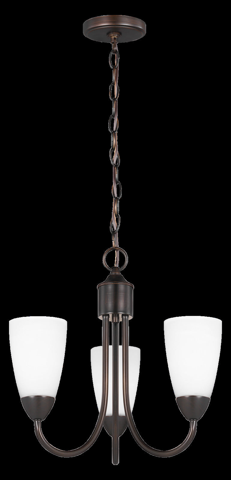 Three Light Chandelier by Generation Lighting