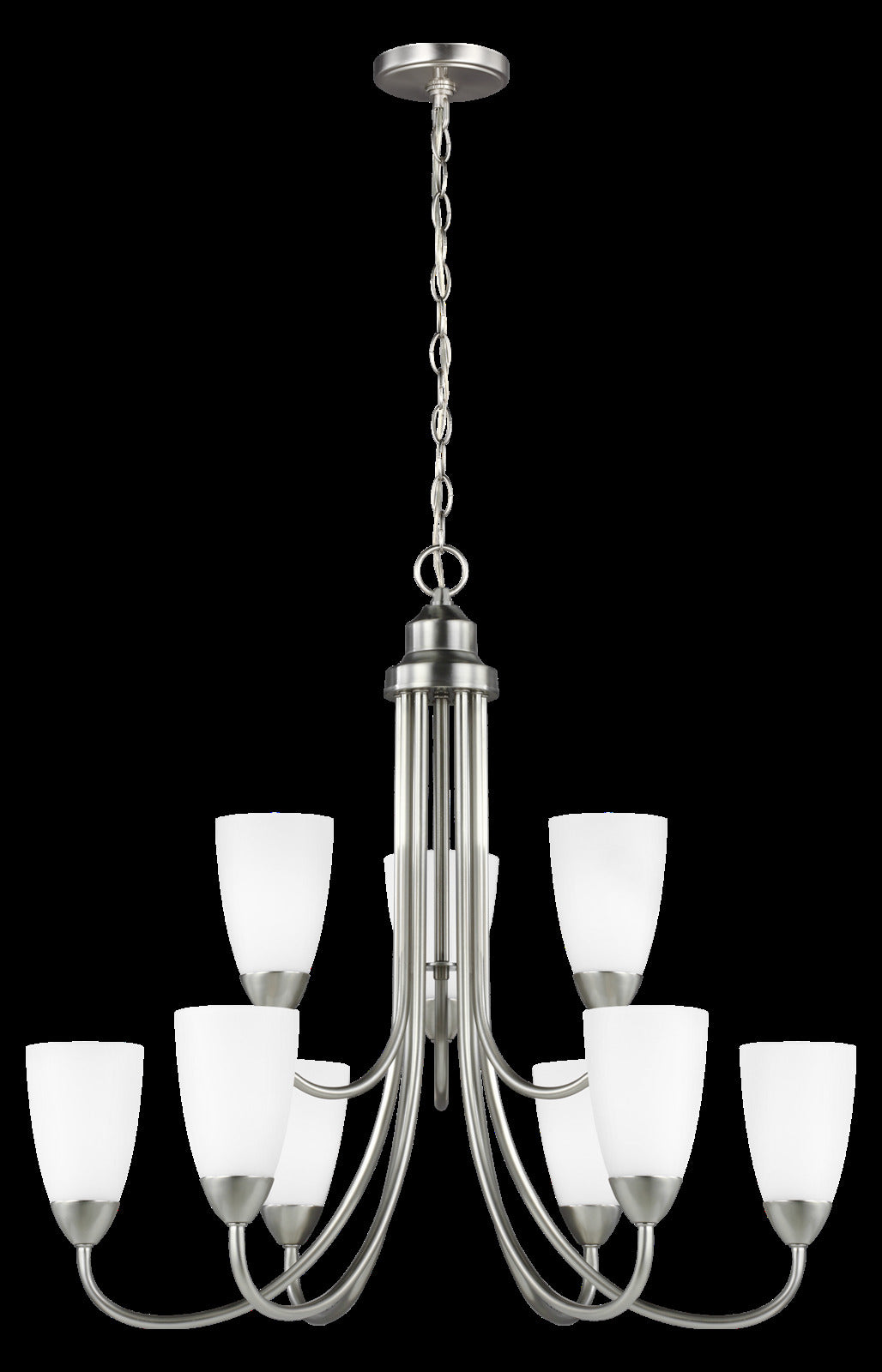 Nine Light Chandelier by Generation Lighting