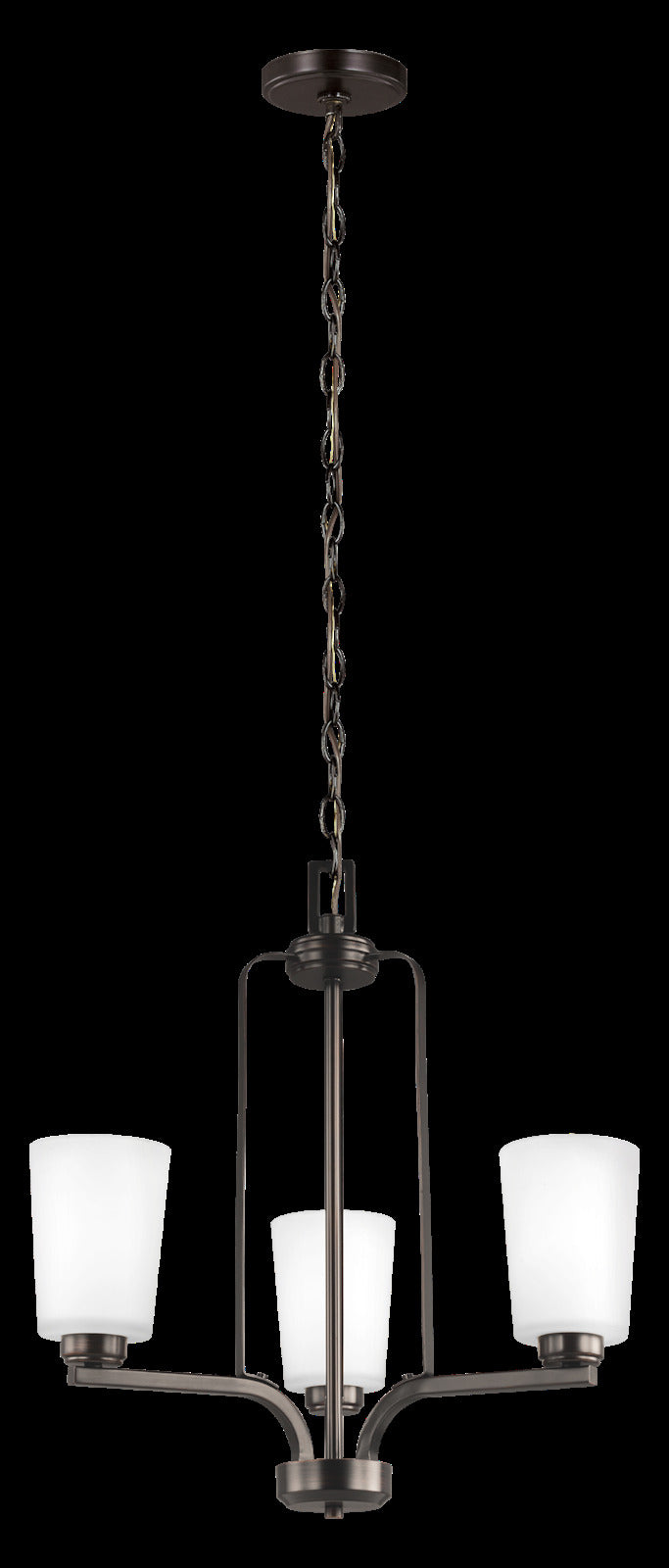 Three Light Chandelier by Generation Lighting