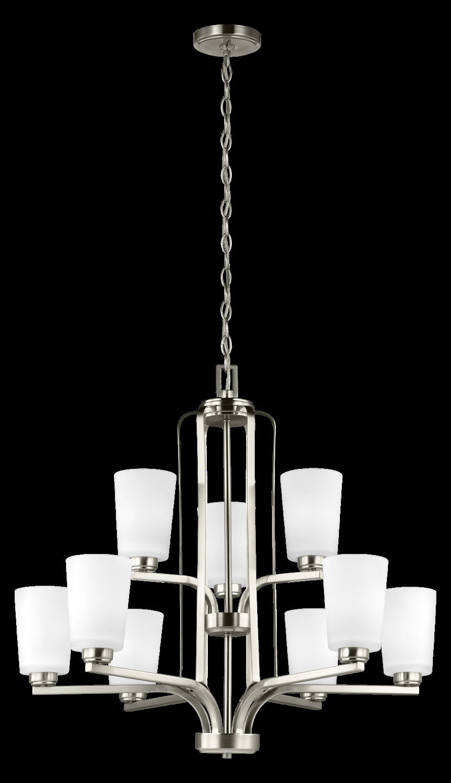 Nine Light Chandelier by Generation Lighting