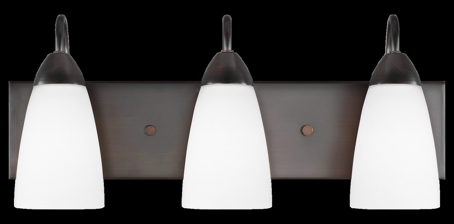 Three Light Wall / Bath by Generation Lighting