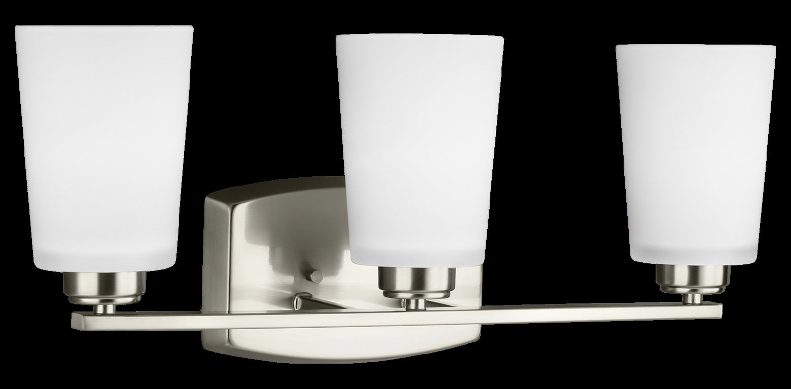 Three Light Wall / Bath by Generation Lighting