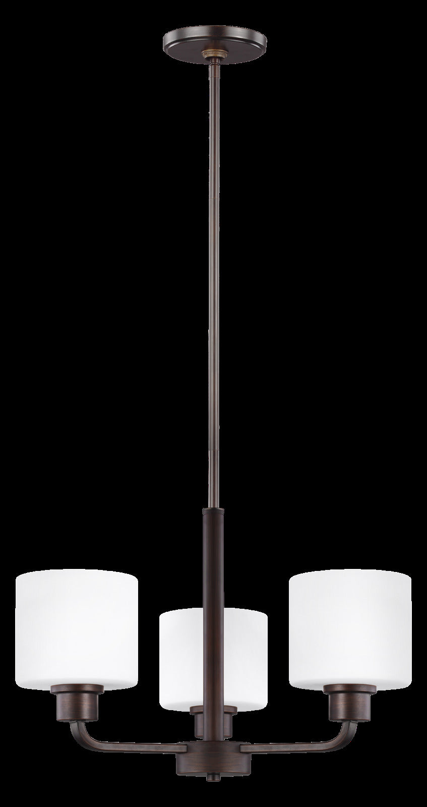 Three Light Chandelier by Generation Lighting