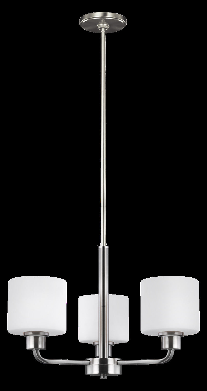 Three Light Chandelier by Generation Lighting
