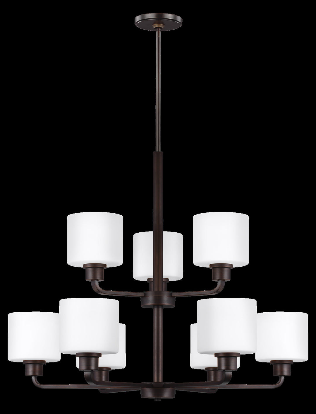 Nine Light Chandelier by Generation Lighting