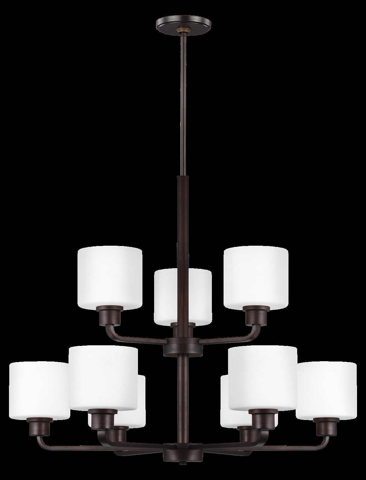 Nine Light Chandelier by Generation Lighting