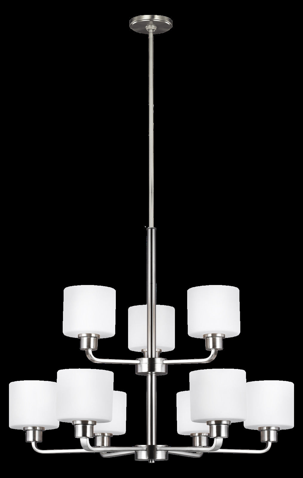 Nine Light Chandelier by Generation Lighting