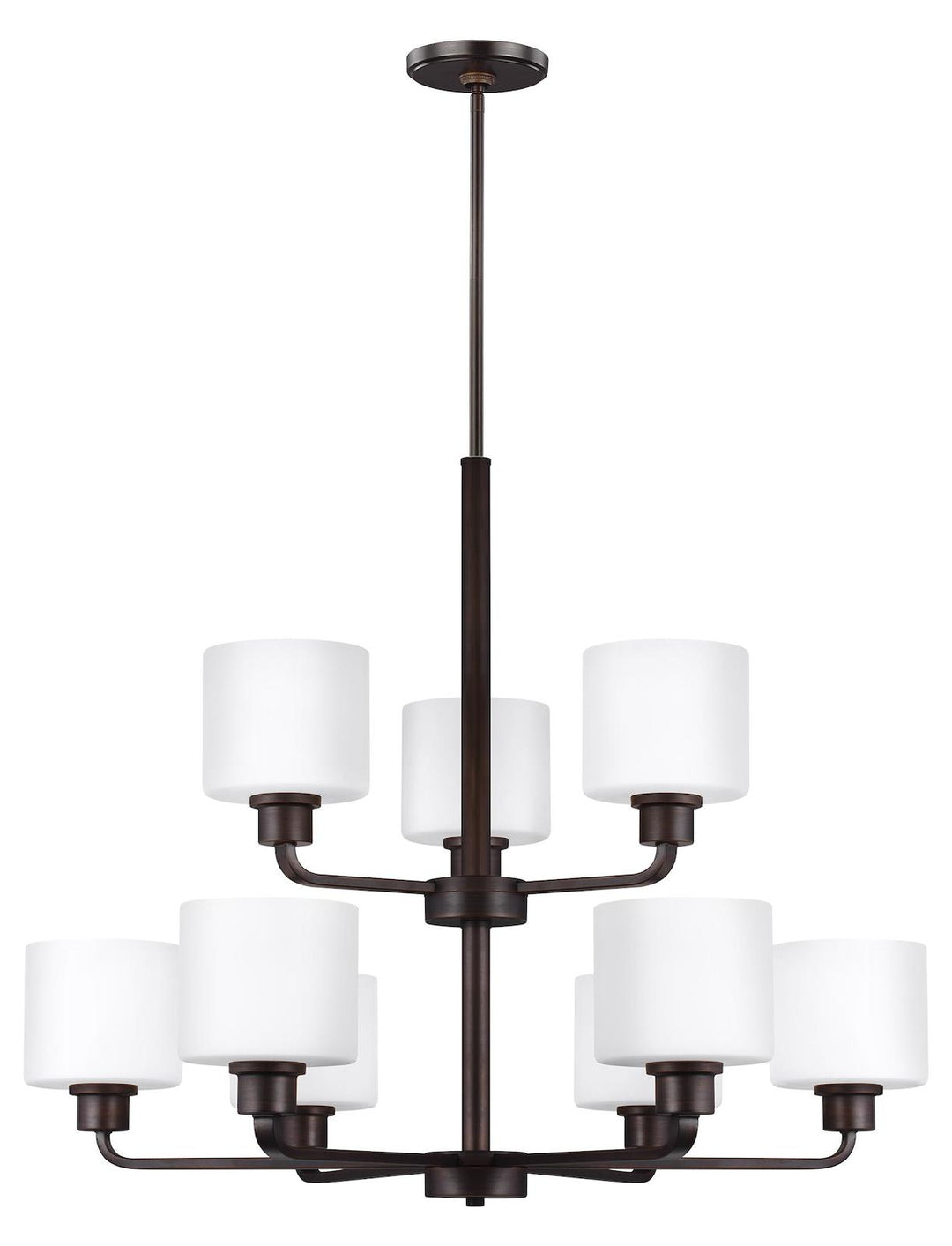 Nine Light Chandelier by Generation Lighting