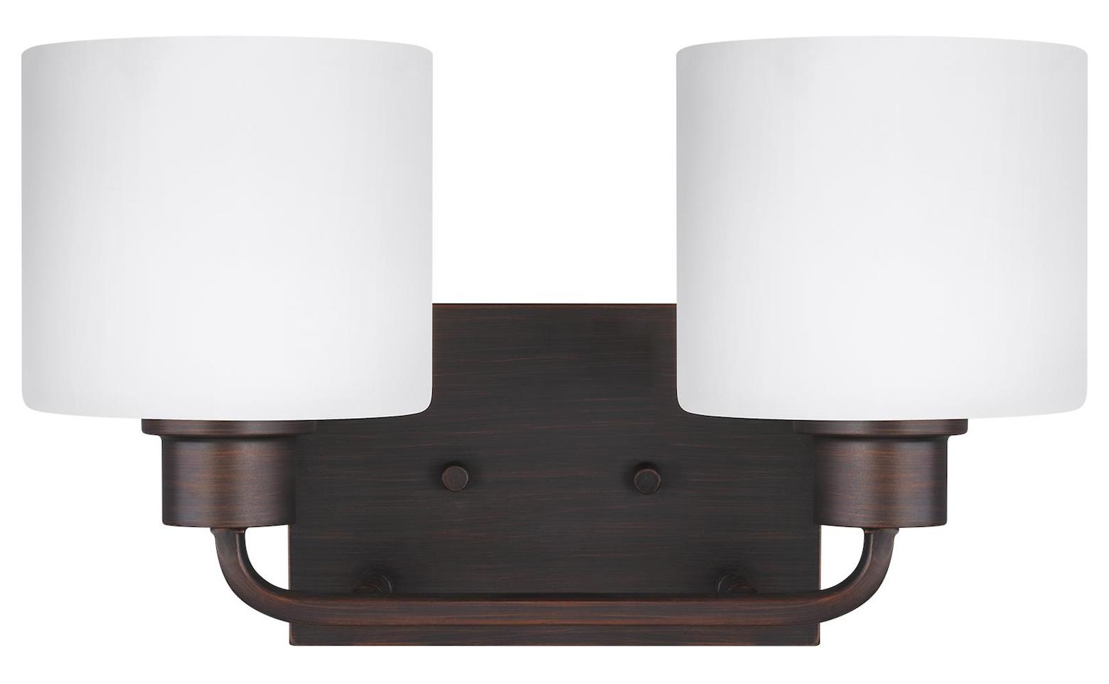 Two Light Wall / Bath by Generation Lighting
