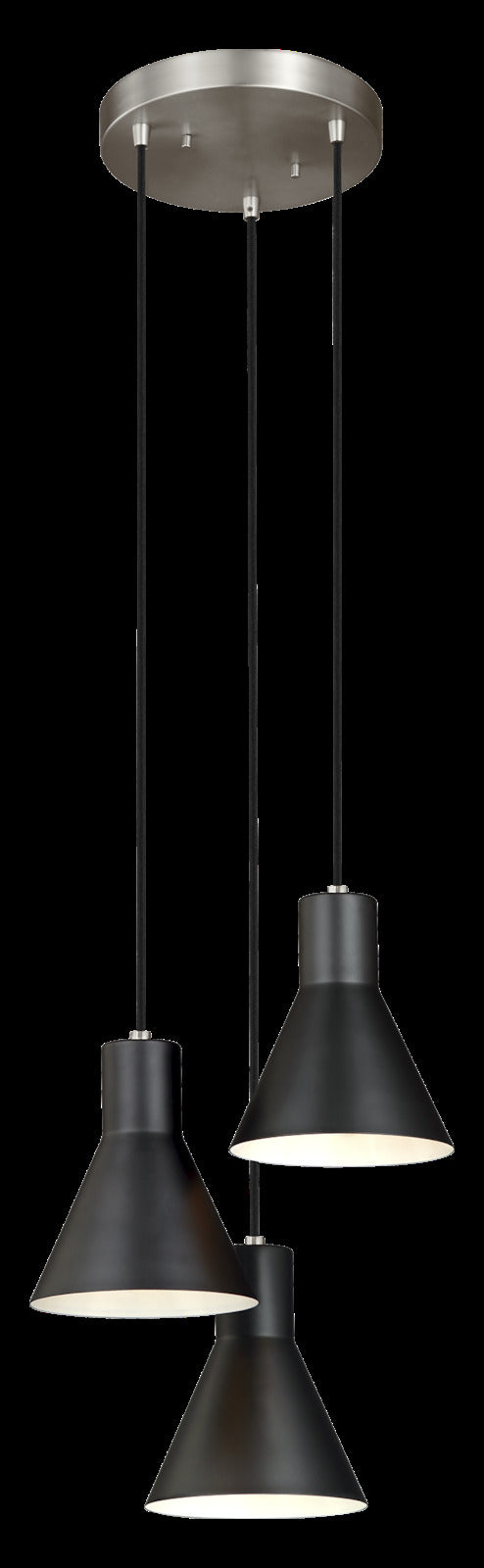 Three Light Cluster Pendant by Generation Lighting