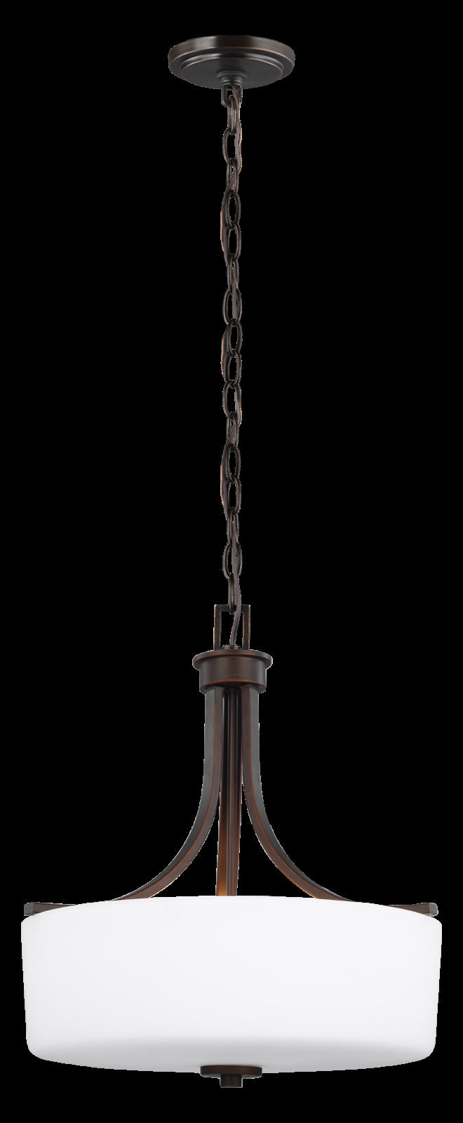 Three Light Pendant by Generation Lighting