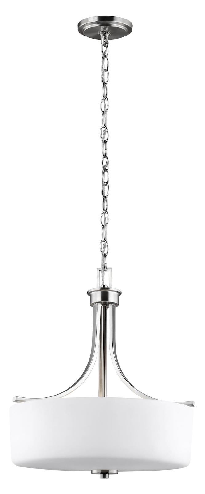 Three Light Pendant by Generation Lighting
