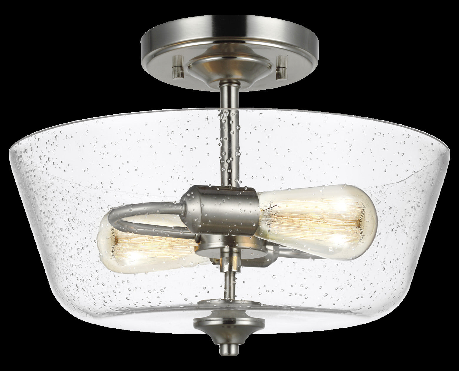 Two Light Ceiling Semi-Flush Mount by Generation Lighting