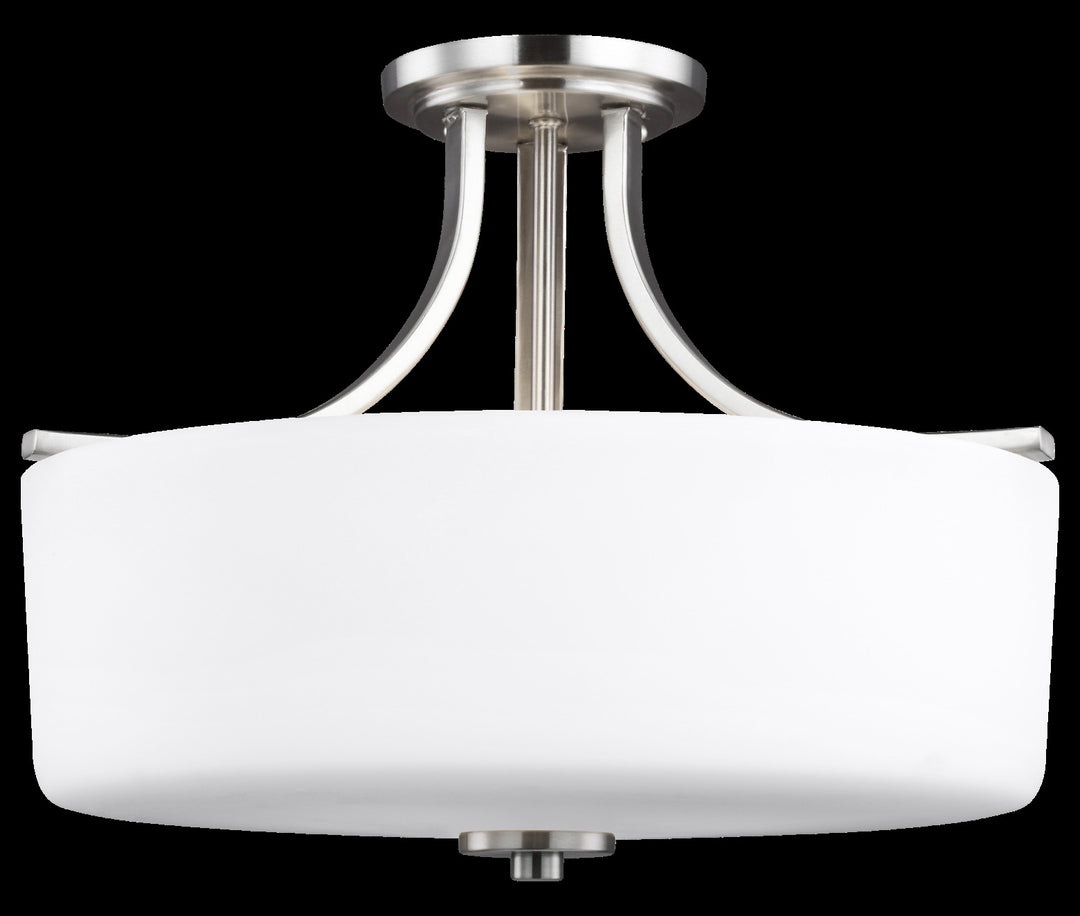 Three Light Semi-Flush Mount by Generation Lighting