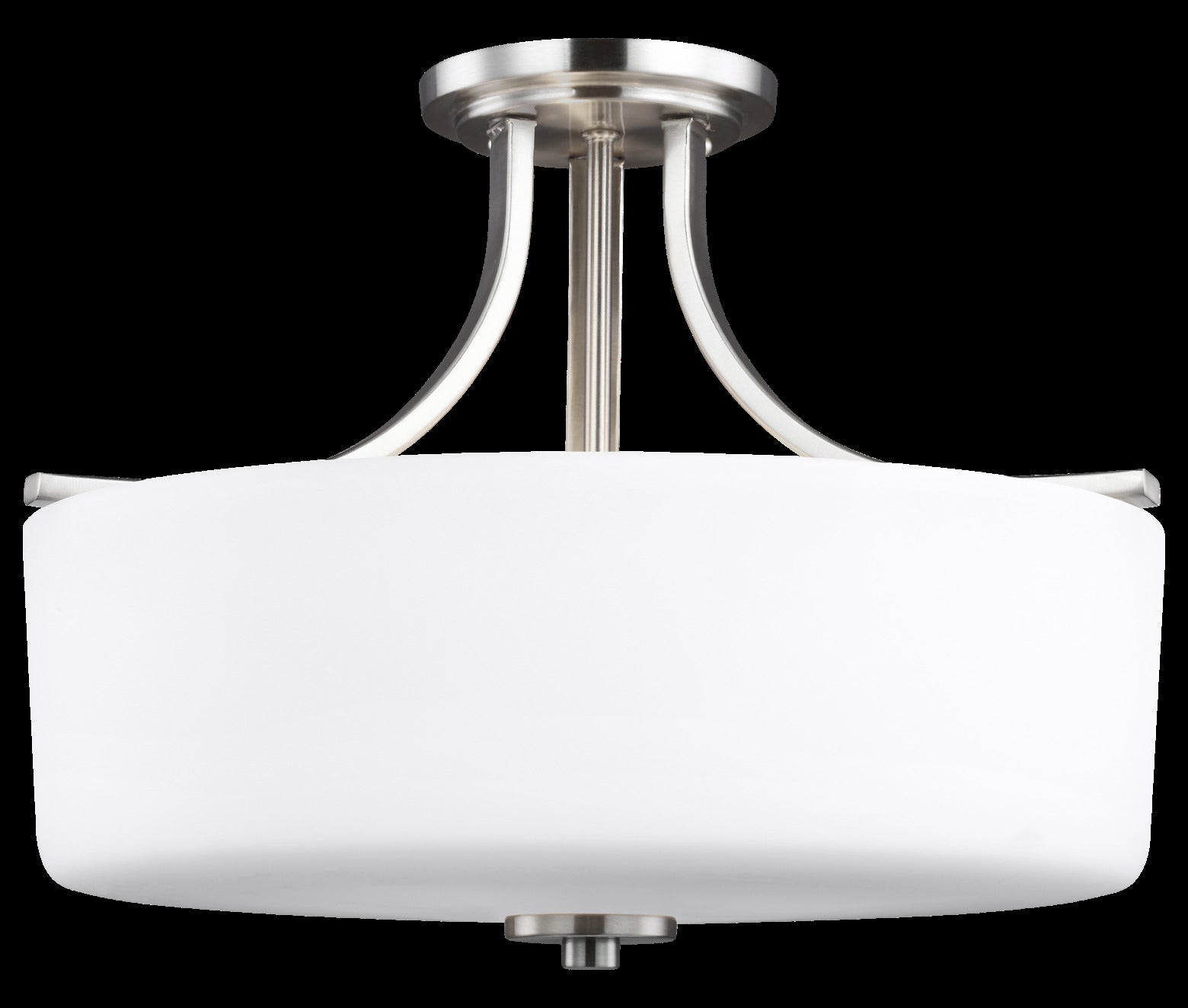 Three Light Semi-Flush Mount by Generation Lighting