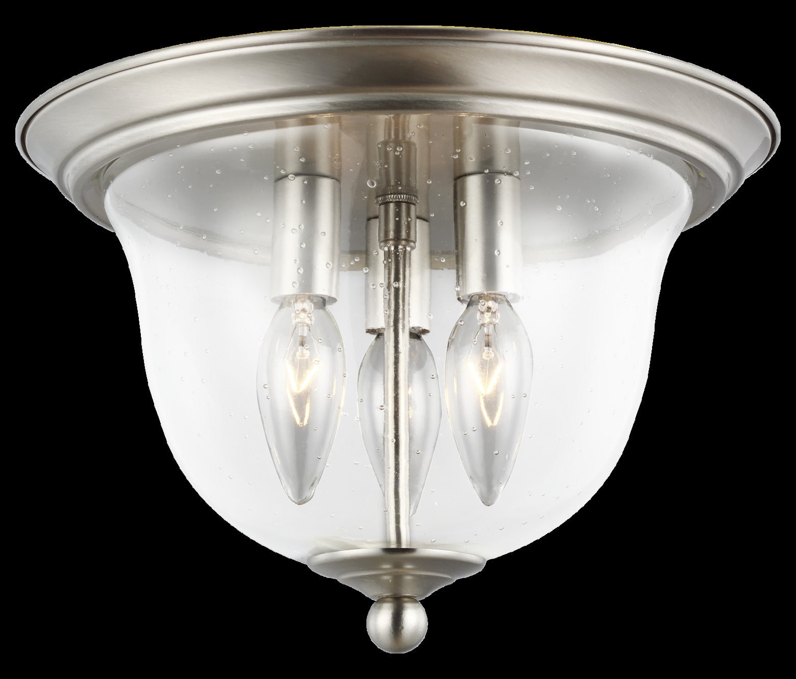 Three Light Ceiling Flush Mount by Generation Lighting