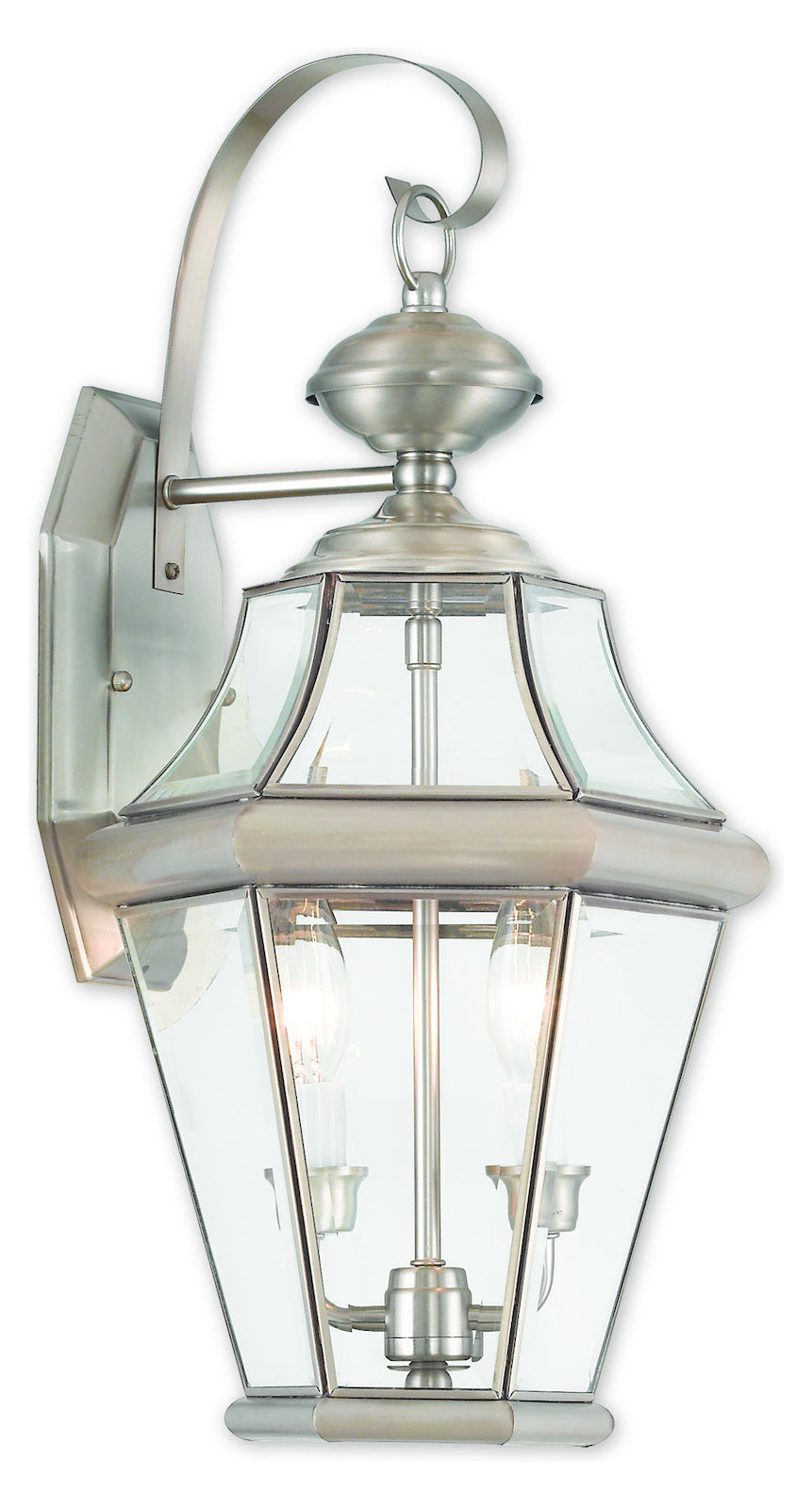 2 Light Bn Outdoor Wall Lantern by Livex Lighting