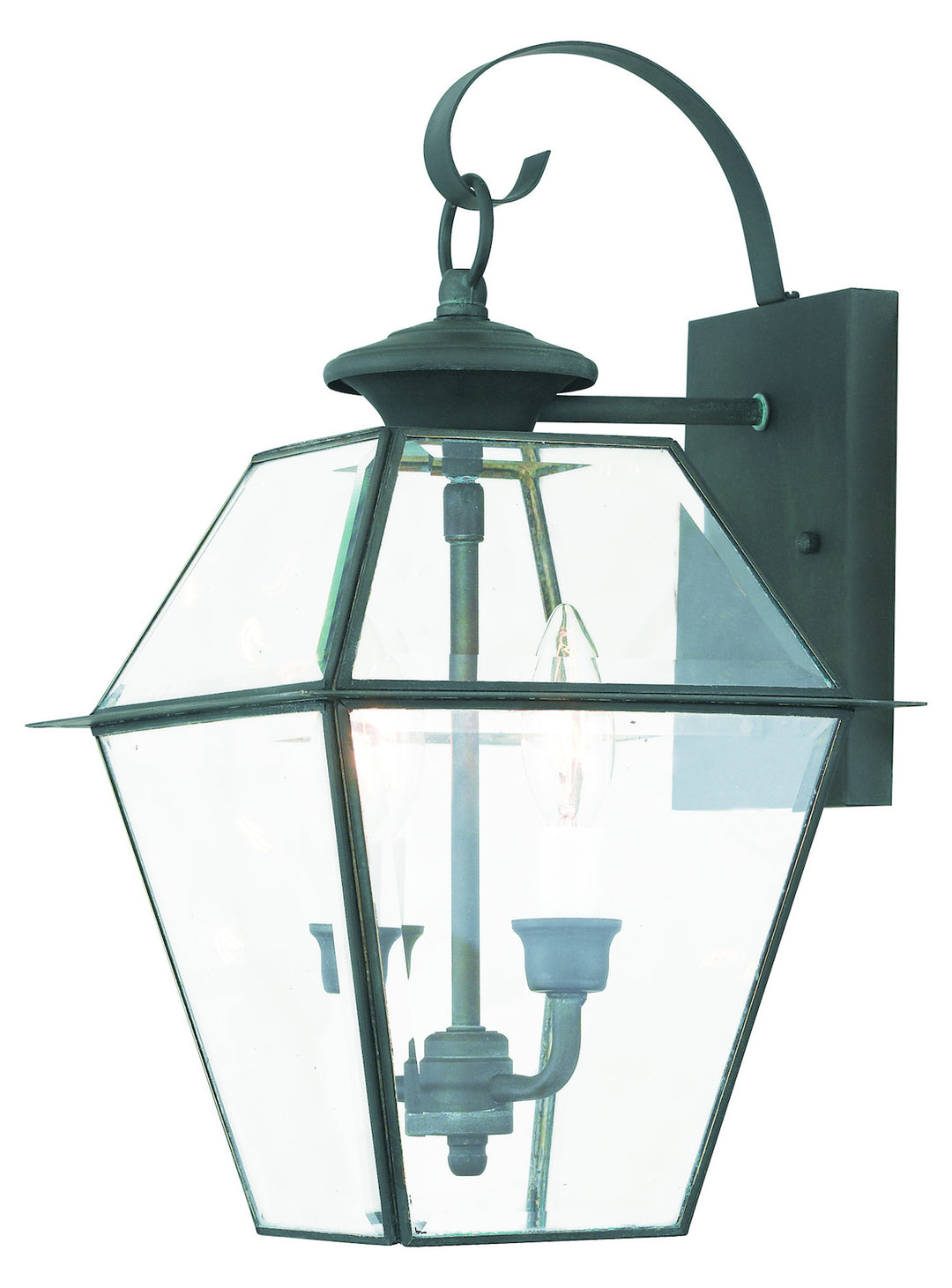 2 Light Ch Outdoor Wall Lantern by Livex Lighting