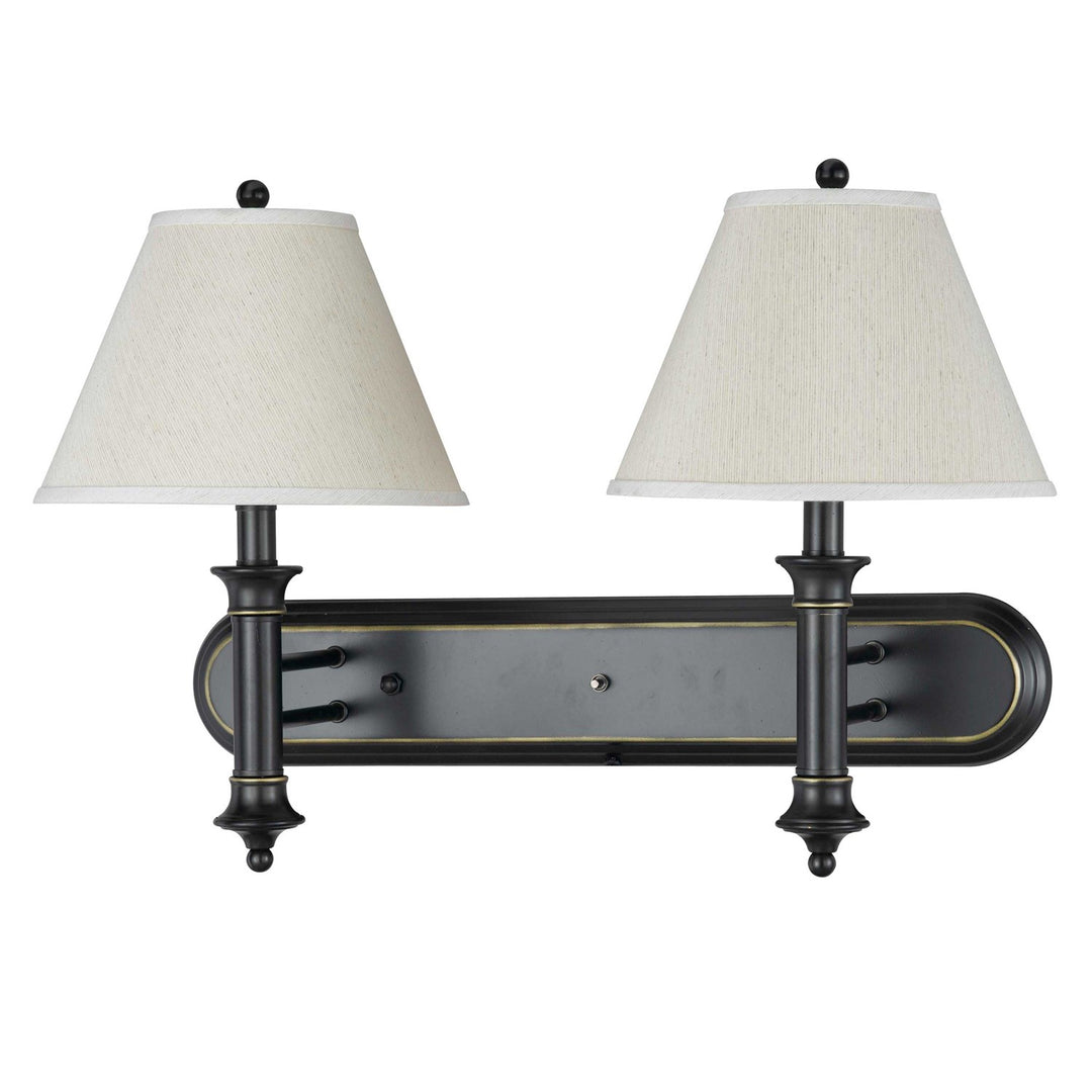 17.5In. Tall Metal Wall Lamp In Dark Bronze Finish by CAL Lighting