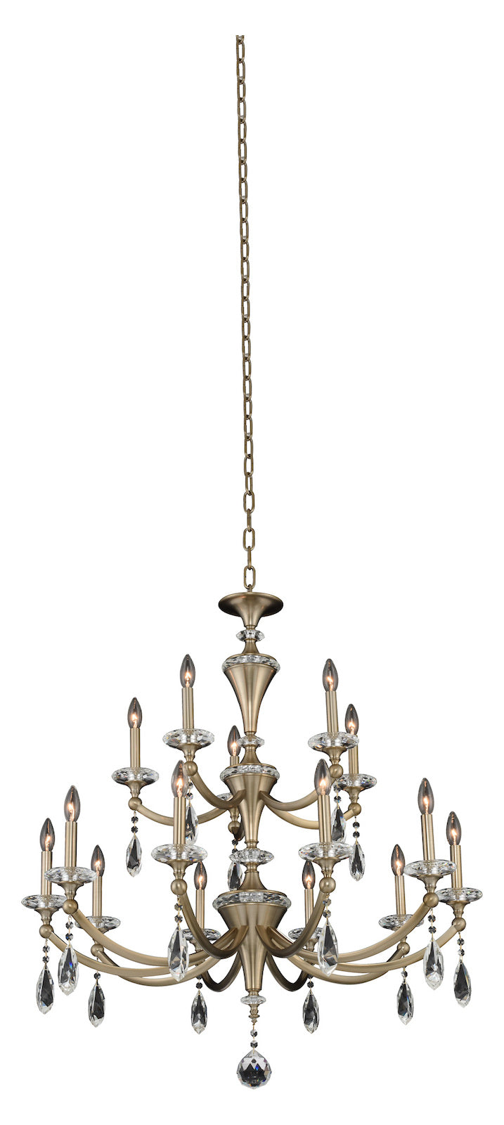 (10+5) Light 2 Tier Chandelier by Kalco Allegri