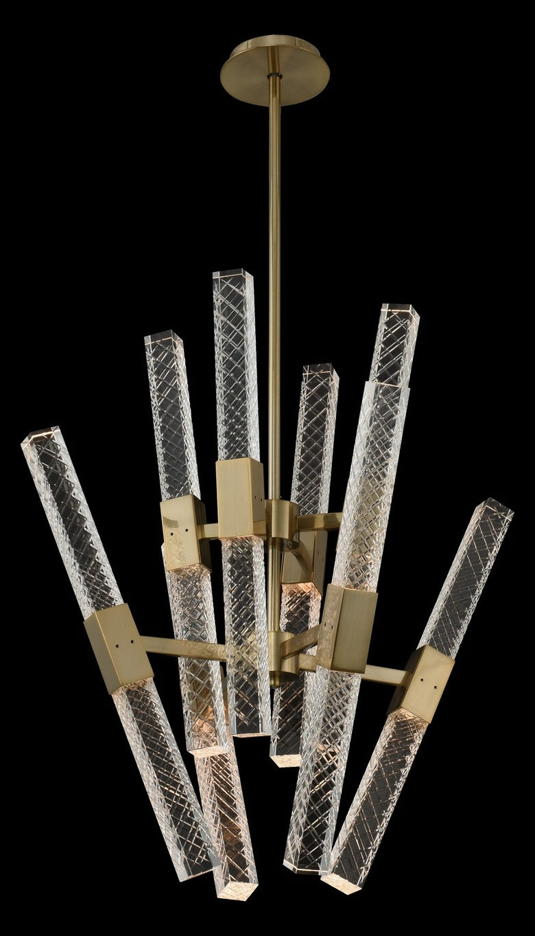 16 Light Led Convergent Chandelier by Kalco Allegri