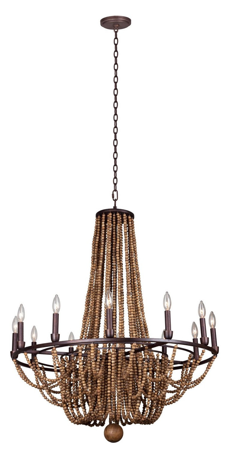 12 Light Chandelier by Kalco
