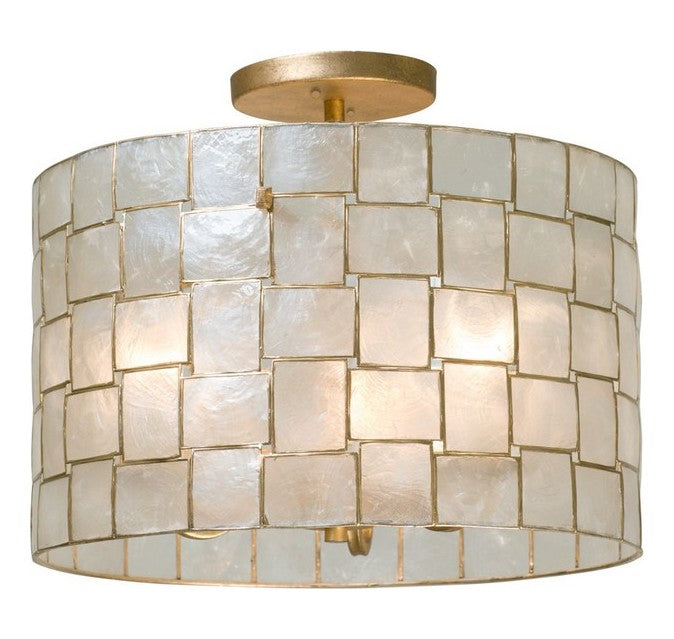 17 Inch Semi Flush Mount by Kalco