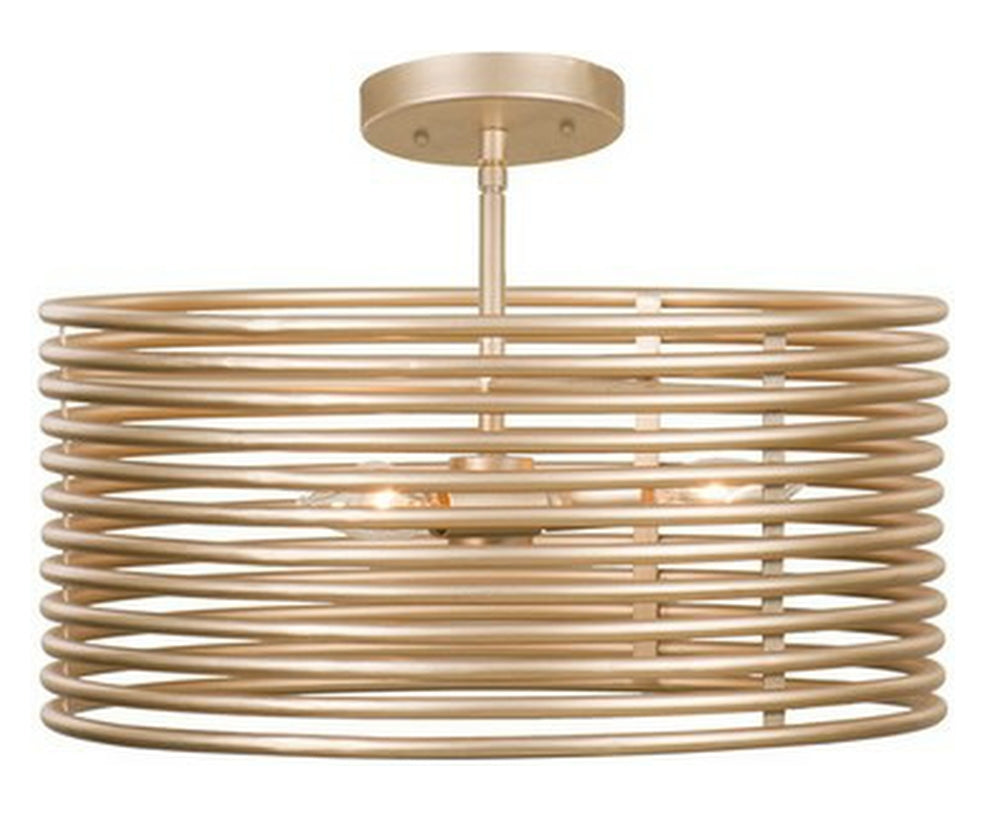 16 Inch Convertible Pendant - Semi Flush Mount by Kalco