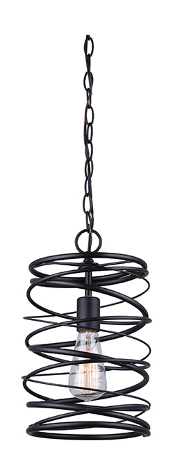 Ryland  Mbk Color 1 Lt Chain Pendant 100W Type A 8In. W X 14& by Canarm