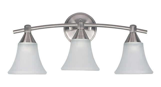 Ivl221A03 Bpt 3 Lt Vanity Frosted Glass 100W Type A 20In. W X 9" by Canarm