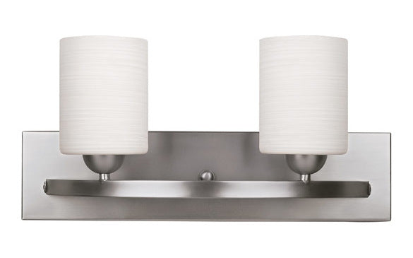 2 Lt Vanity Line Painted Glass 100W Type A19 18In. W by Canarm